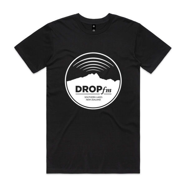 Drop FM - Black - Mens Staple T shirt Thumbnail