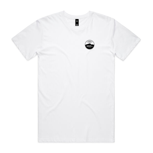 Drop FM Patch - Mens White Tee Thumbnail