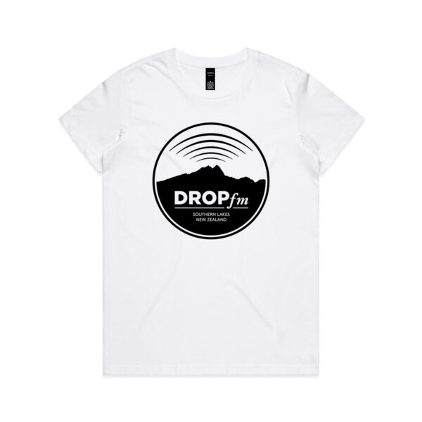 Drop FM - White - Womens Maple Tee Thumbnail