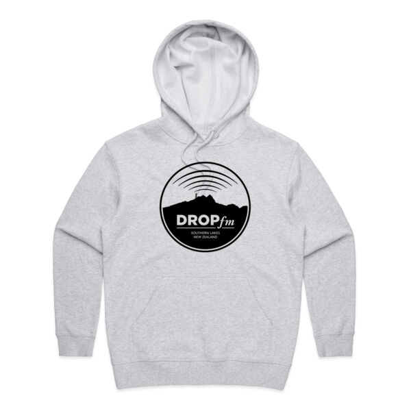 Drop FM - White - Womens Premium Hood Thumbnail