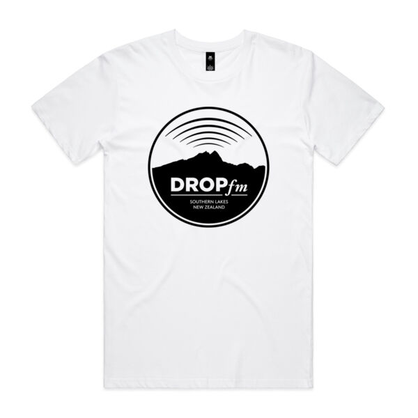 Drop FM - White - Mens Staple T shirt Thumbnail